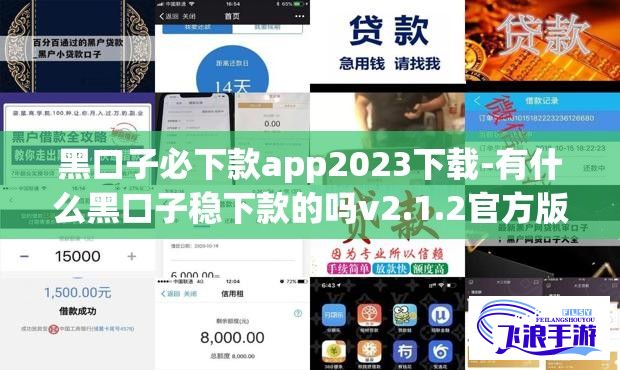 黑口子必下款app2023下载-有什么黑口子稳下款的吗v2.1.2官方版