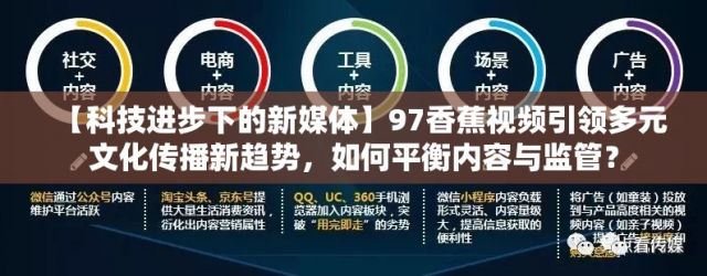 【科技进步下的新媒体】97香蕉视频引领多元文化传播新趋势，如何平衡内容与监管？