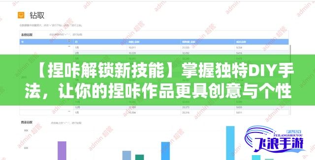 【捏咔解锁新技能】掌握独特DIY手法，让你的捏咔作品更具创意与个性！动手打造独一无二的艺术品！